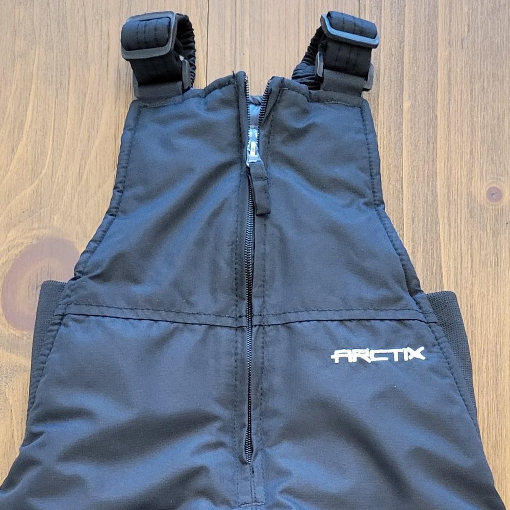 Toddler Overalls Snow Bib Black - 2T (Arctix Brand)
